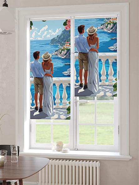 Рулонная штора для кухни для детской Лимкис - 483 - ширина 52 см - фото 6