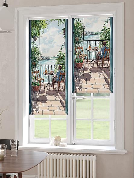 Рулонная штора для кухни для детской Лимкис - 486 - ширина 52 см - фото 6