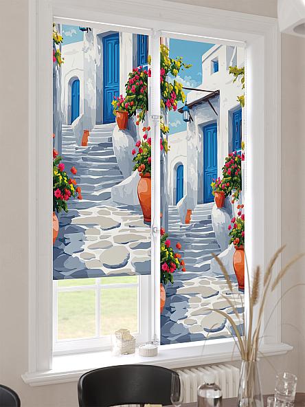 Рулонная штора для кухни для детской Лимкис - 488 - ширина 52 см - фото 4