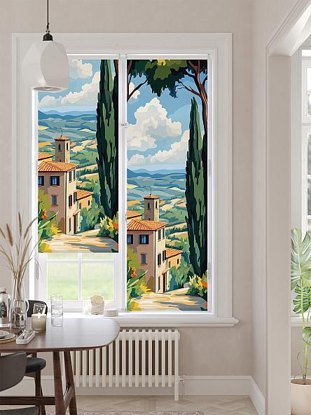 Рулонная штора для кухни для детской Лимкис - 489 - ширина 52 см - фото 2