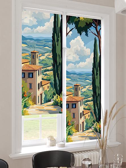 Рулонная штора для кухни для детской Лимкис - 489 - ширина 52 см - фото 4