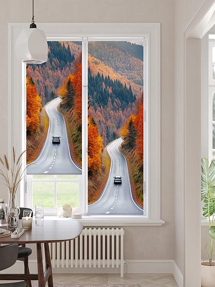 Рулонная штора для кухни для детской Лимкис - 491 - ширина 52 см - фото 2