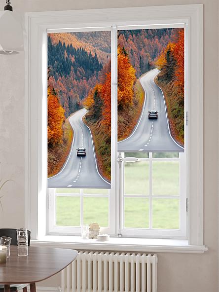 Рулонная штора для кухни для детской Лимкис - 491 - ширина 52 см - фото 6