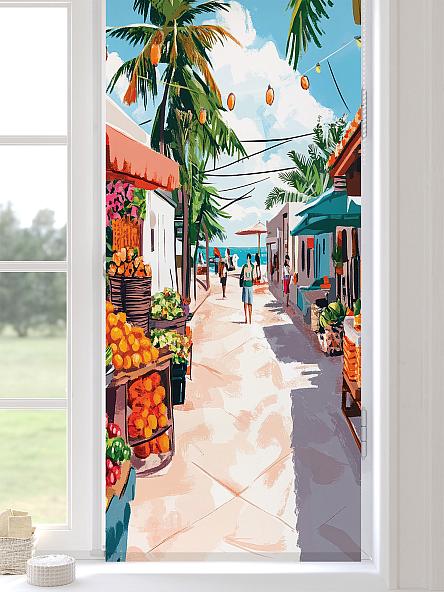 Рулонная штора для кухни для детской Лимкис - 495 - ширина 52 см - фото 3