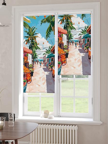 Рулонная штора для кухни для детской Лимкис - 495 - ширина 52 см - фото 6