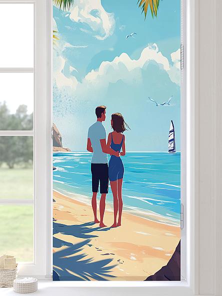 Рулонная штора для кухни для детской Лимкис - 497 - ширина 52 см - фото 3