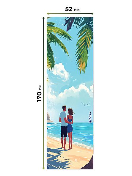 Рулонная штора для кухни для детской Лимкис - 497 - ширина 52 см - фото 5