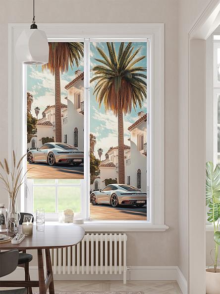 Рулонная штора для кухни для детской Лимкис - 504 - ширина 52 см - фото 2