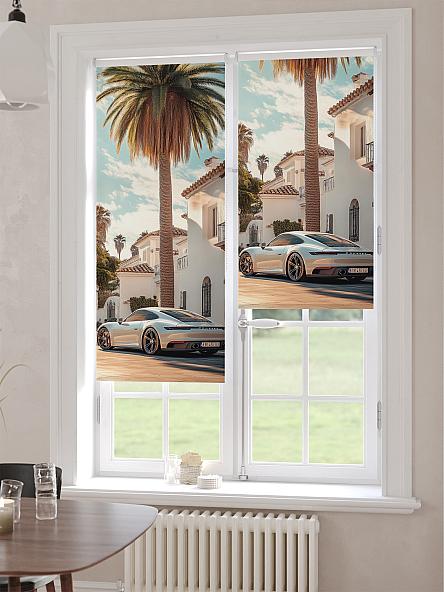 Рулонная штора для кухни для детской Лимкис - 504 - ширина 52 см - фото 6