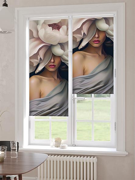 Рулонная штора для кухни для детской Лимкис - 505 - ширина 52 см - фото 6