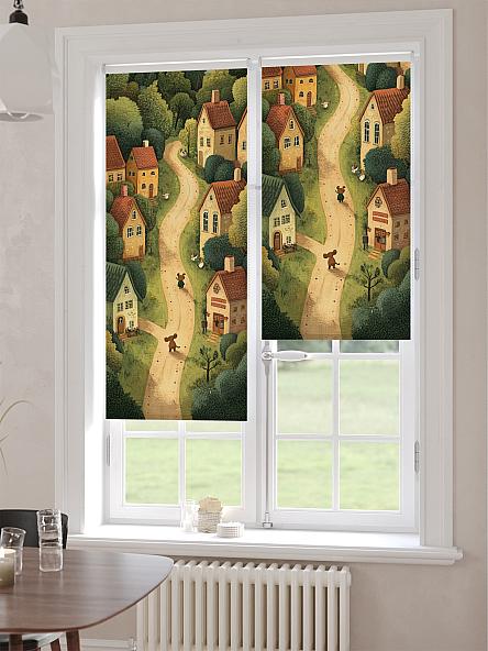 Рулонная штора для кухни для детской Лимкис - 506 - ширина 52 см - фото 6