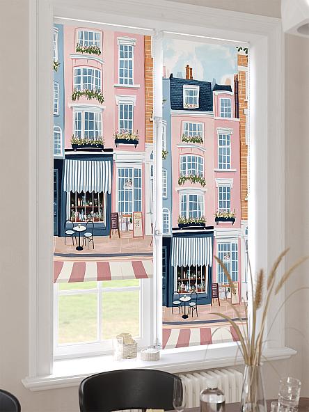 Рулонная штора для кухни для детской Лимкис - 507 - ширина 52 см - фото 4