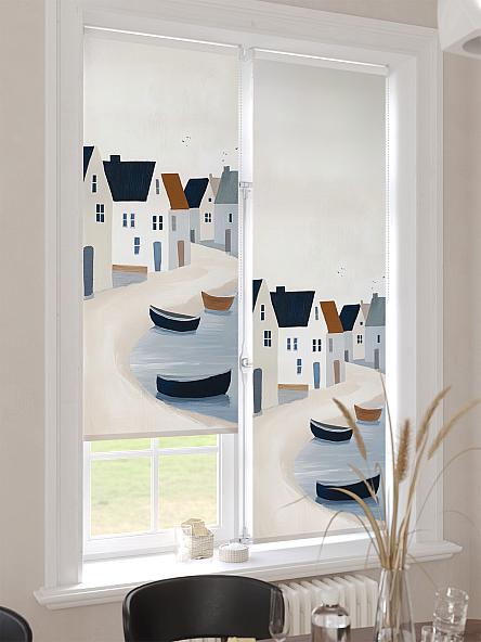 Рулонная штора для кухни для детской Лимкис - 508 - ширина 52 см - фото 4