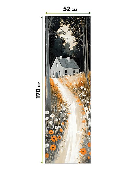 Рулонная штора для кухни для детской Лимкис - 510 - ширина 52 см - фото 5