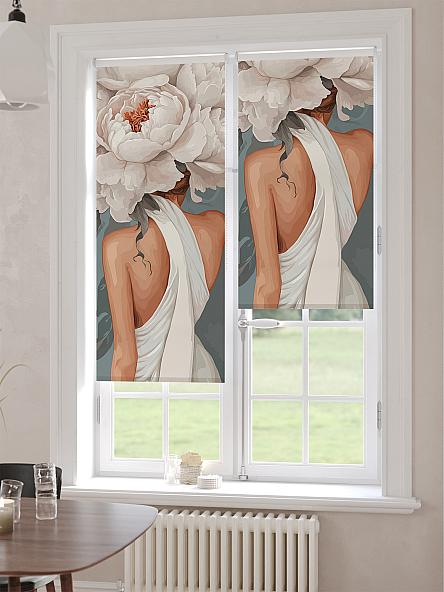 Рулонная штора для кухни для детской Лимкис - 513 - ширина 52 см - фото 6