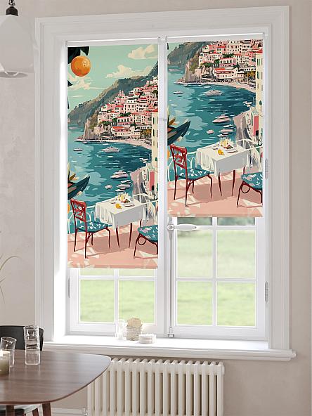 Рулонная штора для кухни для детской Лимкис - 514 - ширина 52 см - фото 6