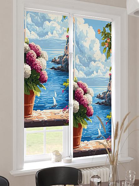 Рулонная штора для кухни для детской Лимкис - 520 - ширина 52 см - фото 4