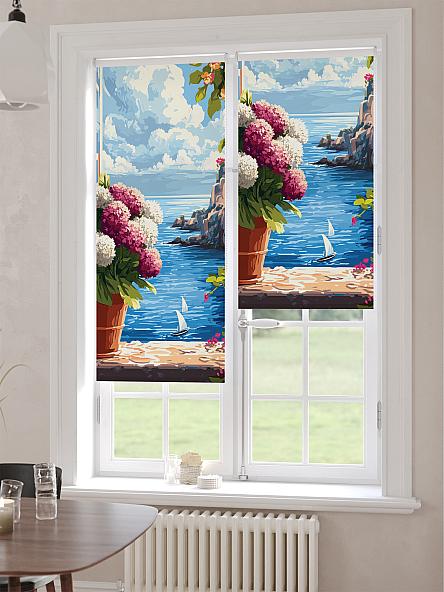 Рулонная штора для кухни для детской Лимкис - 520 - ширина 52 см - фото 6