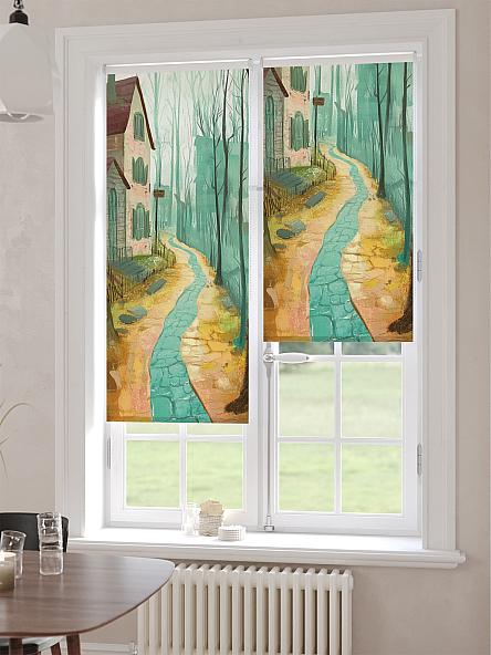 Рулонная штора для кухни для детской Лимкис - 525 - ширина 52 см - фото 6