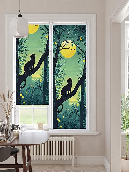 Рулонная штора для кухни для детской Лимкис - 526 - ширина 52 см - фото 2