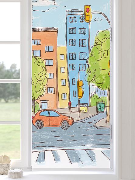 Рулонная штора для кухни для детской Лимкис - 528 - ширина 52 см - фото 3