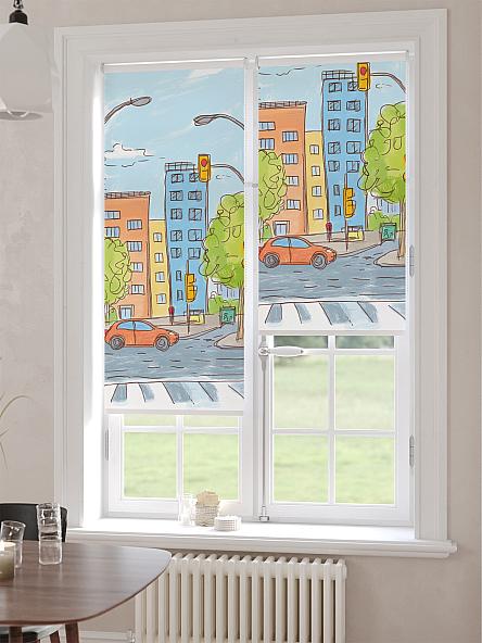 Рулонная штора для кухни для детской Лимкис - 528 - ширина 52 см - фото 6