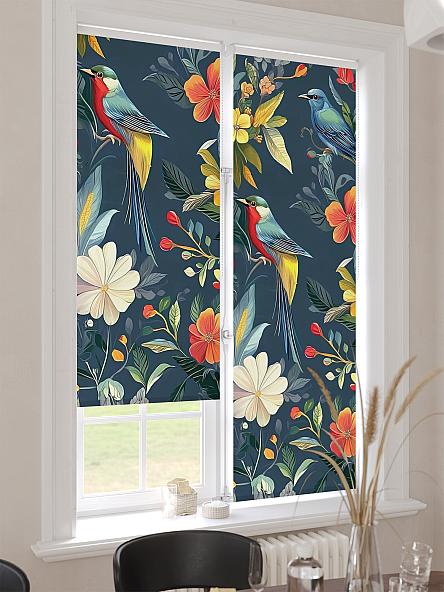 Рулонная штора для кухни для детской Лимкис - 529 - ширина 52 см - фото 4