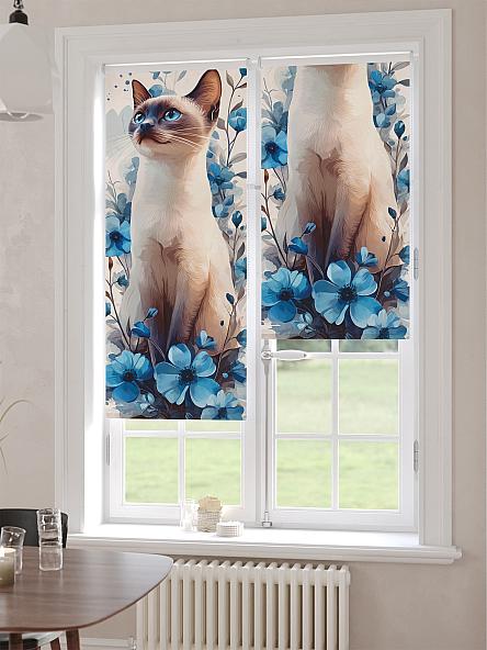 Рулонная штора для кухни для детской Лимкис - 530 - ширина 52 см - фото 6