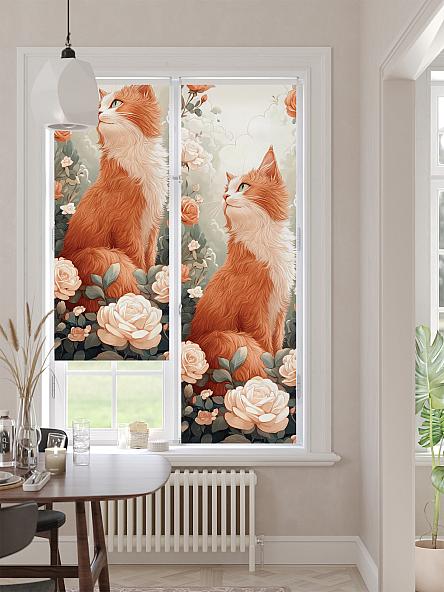 Рулонная штора для кухни для детской Лимкис - 531 - ширина 52 см - фото 2