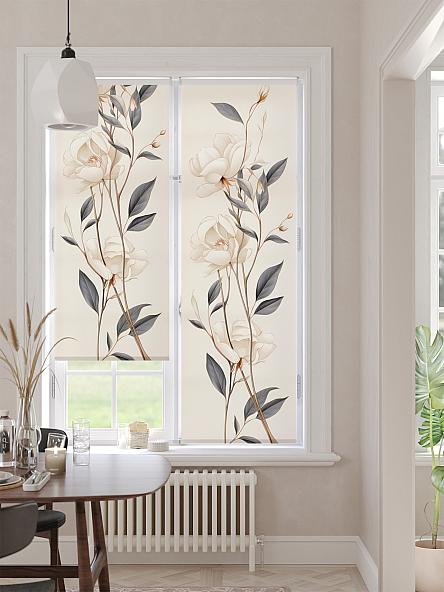 Рулонная штора для кухни для детской Лимкис - 549 - ширина 52 см - фото 2