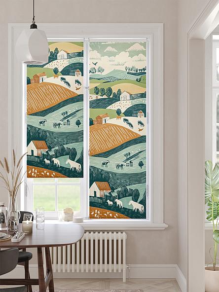 Рулонная штора для кухни для детской Лимкис - 550 - ширина 52 см - фото 2