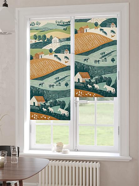 Рулонная штора для кухни для детской Лимкис - 550 - ширина 52 см - фото 6