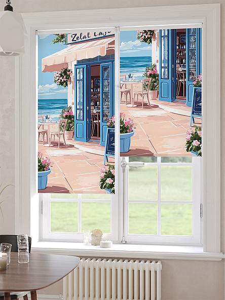 Рулонная штора для кухни для детской Ронлирт - 456 - ширина 57 см - фото 6