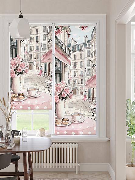 Рулонная штора для кухни для детской Ронлирт - 459 - ширина 57 см - фото 2