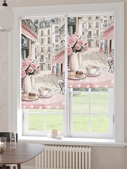 Рулонная штора для кухни для детской Ронлирт - 459 - ширина 57 см - фото 6