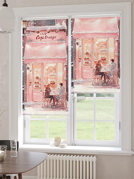 Рулонная штора для кухни для детской Ронлирт - 465 - ширина 57 см - фото 6