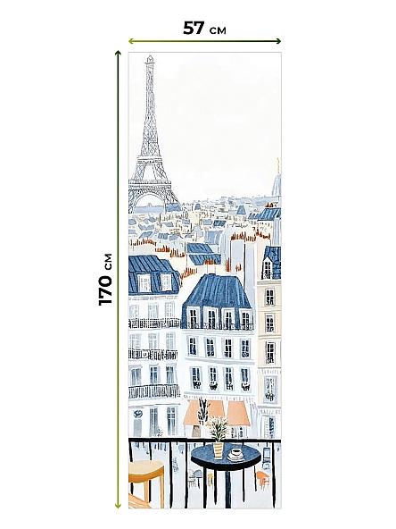 Рулонная штора для кухни для детской Ронлирт - 466 - ширина 57 см - фото 5