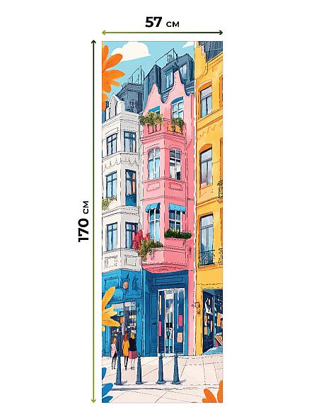 Рулонная штора для кухни для детской Ронлирт - 469 - ширина 57 см - фото 5