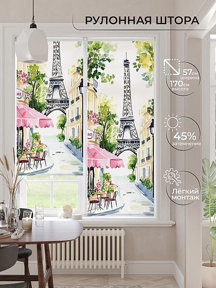 Рулонная штора для кухни для детской Ронлирт - 470 - ширина 57 см