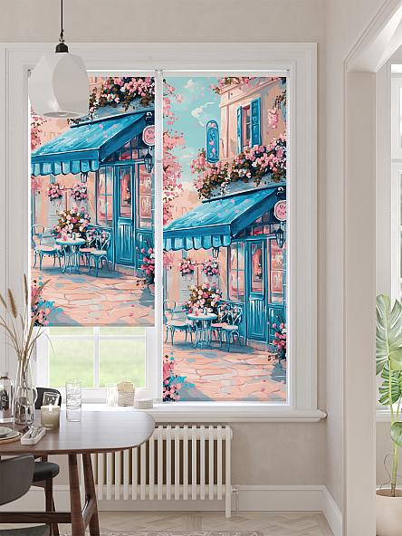 Рулонная штора для кухни для детской Ронлирт - 472 - ширина 57 см - фото 2