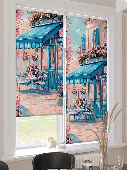 Рулонная штора для кухни для детской Ронлирт - 472 - ширина 57 см - фото 4