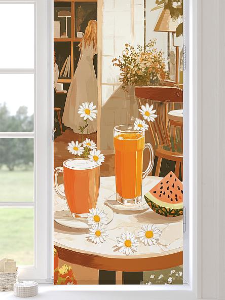 Рулонная штора для кухни для детской Ронлирт - 474 - ширина 57 см - фото 3