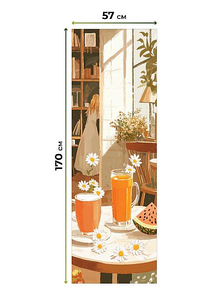 Рулонная штора для кухни для детской Ронлирт - 474 - ширина 57 см - фото 5