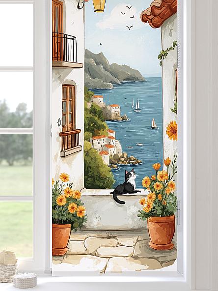 Рулонная штора для кухни для детской Ронлирт - 476 - ширина 57 см - фото 3