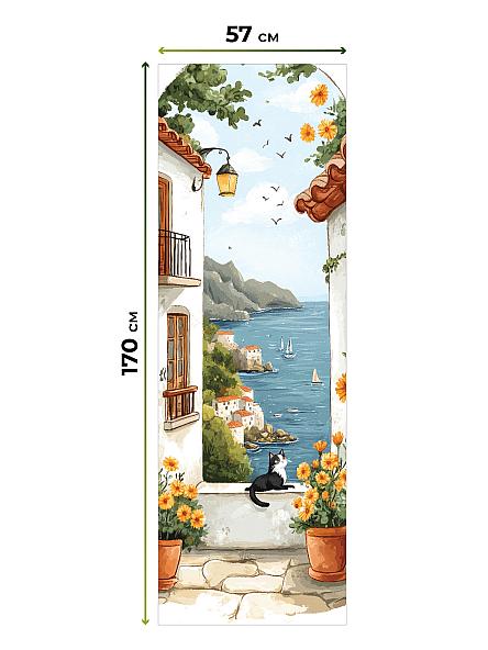 Рулонная штора для кухни для детской Ронлирт - 476 - ширина 57 см - фото 5