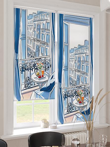 Рулонная штора для кухни для детской Ронлирт - 477 - ширина 57 см - фото 4