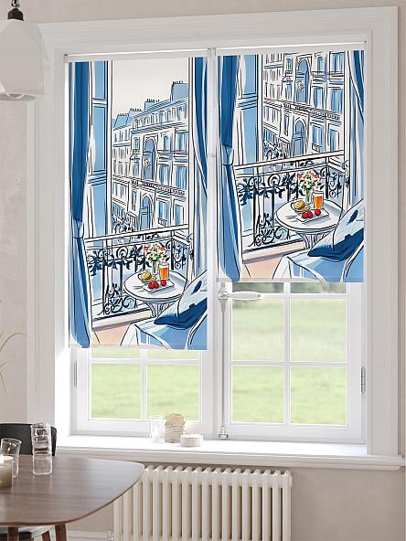 Рулонная штора для кухни для детской Ронлирт - 477 - ширина 57 см - фото 6