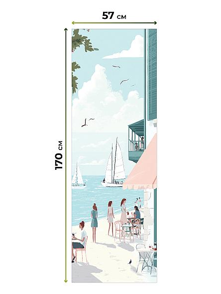 Рулонная штора для кухни для детской Ронлирт - 478 - ширина 57 см - фото 5