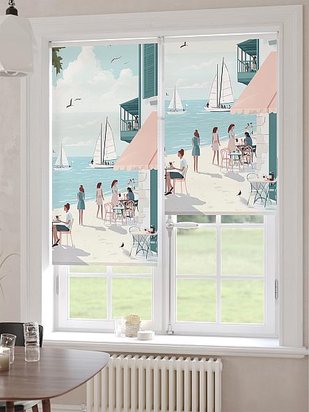 Рулонная штора для кухни для детской Ронлирт - 478 - ширина 57 см - фото 6