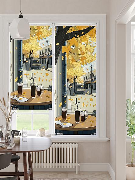 Рулонная штора для кухни для детской Ронлирт - 479 - ширина 57 см - фото 2